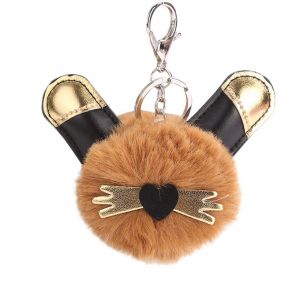 Porte-Cles En Alliage Avec Pendentif En Peluche Pour Chat, 5 Couleurs, Decoration Pour Sac A Main, 04 - Neuf