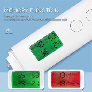 Testeur d'humidité de la peau Testeur d'eau et d'huile intelligent Écran LCD Humidimètre de la peau du visage Fluorescent - Neuf