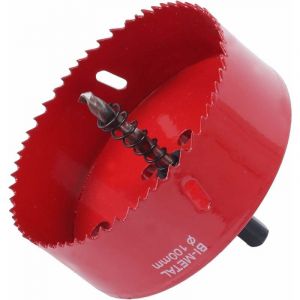 2pcs Vu le Trou 100mm Bimétallique Vu le Trou de Forage Peu Lourd Scie Arbor Horloge - Neuf