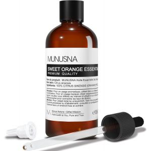 Jgd-Huile Essentielle Orange Douce 100ml, Huile Essentielle Naturelle Pure Pour Calme Et Paix - Huile D&iquest;Orange Pour Diffuseur D&iquest;Ar&ocirc;mes, Br&ucirc;leur, Sweet Orange Oil - Neuf