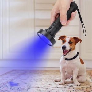Lampe de poche UV 100 LED pour la détection fluorescente et la vérification des billets de banque - Neuf