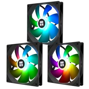 TL-C14C-S X3 1500RPM High Speed CPU Fan 140mm Silent PWM Fan Computer Case 3 Pack - Neuf