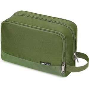 nzqaf-Trousse de Toilette Sac à Dos pour Homme Trousse de Toilette pour Femme et Homme de qualité Premium (A-Pure Army Green) - Neuf