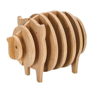 Plateau En Bois, Soucoupe En Bois, Pot De Fleurs, Plateau, Sous-Verre, Assiette Décorative De Cuisine, Sous-Verre À Café - Neuf