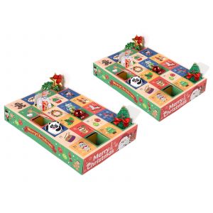 10 bo&icirc;tes surprises vides pour calendrier de l'Avent de No&euml;l, 24 cases - Neuf