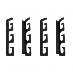 2 Paires De Supports Plafond Horizontaux Pour Support Mural Moulinet Poteau Stockage Canne &Agrave; P&ecirc;che Garage, Cabine Et Sous-Sol - Neuf