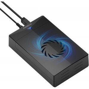 Bo&icirc;tier de Disque Dur 3,5, USB 3.0 vers SATA Station d'accueil du Disque Dur, Bo&icirc;tier Externe Disque Dur pour Disque Dur 2,5"" ou 3,5"", Supporte UASP - Neuf