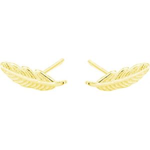 Kalhx-Authentique 925 Argent Sterling Minuscule Plume Montants Boucles D'oreilles Pour Femmes Adolescentes Minuscule Montants Boucles D'oreilles - Neuf