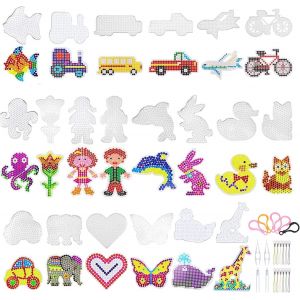 KALANKA-Perles à Repasser, 20PCS Animal Perles à Repasser, Plaque perle a repasser, Convient pour les anniversaires, les activités intérieures et extérieures et diverses vacances - Neuf