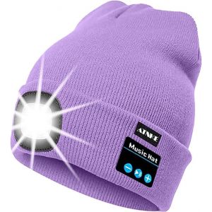 Led Bluetooth Bonnet Lumineux, Rechargeable Usb Rechargeable Musical Running Chapeau Ultra Lumineux 4 Led Lampe Étanche Utilisation Lumière Pour Ski Randonnée Camping Vélo - Neuf