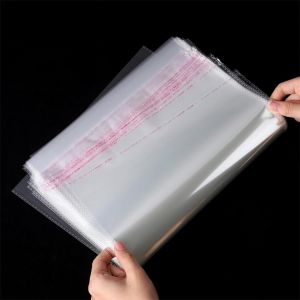 400 Pièces Sacs De Cellophane Auto-Adhésif Petit Sac Alimentaire Transparent Opp Sachet Pour Sucette Biscuits Chocolat Bonbons (15 * 29cm) - Neuf