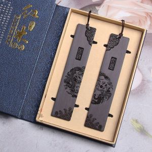 En Bois naturel Signets - les Meilleurs Cadeaux Set de 2 Signets, Bleu et Blanc Porcelaine Pendentif Signet, Un Cadeau Unique pour les Étudiants, les Enfants et les Femmes. Dragon et Phoenix - Neuf