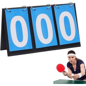 Tableau De Score Sportif,Tableau De Bord Portable Score,Sports Tableau D'affichage,Tableaux Scores,Pour Volley-Ball,Basket-Ball,Tennis De Table,3 Chiffres,25 X 16cm - Neuf