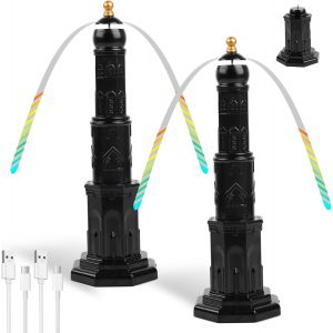 Répulsifs Anti Mouches - Chargement USB Ventilateur Anti Mouche Extensible Suspendu avec Ailes Holographiques pour Une Protection Efficace Contre Les Moustiques San Produit Chimique (2 pièce) - Neuf
