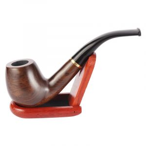 Pipe À Tabac Faite À La Main En Bois D'ébène, Accessoires Pour Pipes À Fumer - Neuf