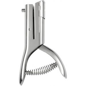 ChenQuanSarl-Perforateur Monotrou Argent&eacute; Perforateur Monotrou En Zinc Perforateur Rond De 3 Mm Perforateur Portatif &Agrave; Longs Trous - Neuf