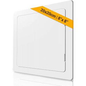 Subzonal-Proxinova Trappe De Visite 200x200 Mm, Trappe Regard Compteur D'eau, Trappe Pour Comble, Plafond, Baignoire, Boîtes À Fusibles, Dissimule Les Fils Et Les Tuyaux, S'adapte Au Ras Des Surfaces - Neuf