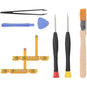 1 Set of Repair Tool Kit SL SR Studs Flexible Ribbon Cable with Tri Wing Cross Wing Screwdriver for NS Switch/Switch OLED Joysticks Joy-Con Bring Your Own Tweezers - Neuf