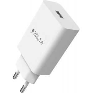 Kalcx-Prise Chargeur Rapide Pour Samsung Galaxy A14 A15 A16 A13 A12 5g S10 S9 S8 A05s A54 A34 A23 A53 A33 S25 S24 S23 S22 S21 S20 Pour Huawei P40 P50 Mate 20/30 Fast Charge Adaptateur Secteur - Neuf