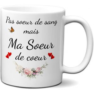Eryi-Tasse-Mug Meilleure Amie Cadeau Copine-Soeur De Coeur- Idée Original Anniversaire Femme - Neuf
