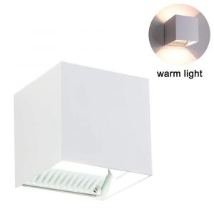 Applique Murale Ext&eacute;rieure Led R&eacute;glable Avec Capteur Et Conception &Eacute;tanche - Neuf