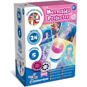 Mdy-Projecteur Torche Sirènes Pour Enfants 4+ Ans - Projecteur Torche Avec 24 Images Et Poster Et Serènes, Cadeaux Et Jouets Scientifiques Et Éducatifs Pour Les Garçons & Filles 4 5 6 7+ Ans - Neuf