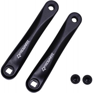 Subzonal-Prowheel Bras De Manivelle Pour V&eacute;lo &Eacute;lectrique Disponible En Trou Carr&eacute;, 152 Mm/160 Mm/165 Mm/170 Mm/175 Mm Noir Pour V&eacute;lo &Eacute;lectrique, Moteur Mont&eacute; Moyen, Couple (1 Paire) - Neuf