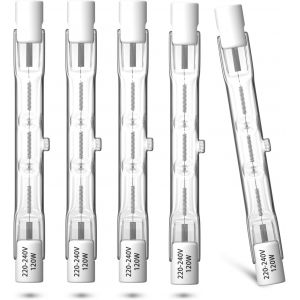 Kalanka-5x Eco Ampoule Halogene R7s 78mm 120w 230v Lampe Halog&iquest;&iquest;Ne Blanc Chaud 2800k 1885lm Dimmable Ampoule Projecteur Lin&iquest;&iquest;Aire &iquest;&iquest; Double Extr&iquest;&iquest;Mit&iquest;&iquest; Type J Pour Travail S&iquest;&iquest;Curit&iquest;&iquest; Paysage Lampadaires - Neuf