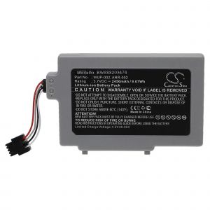 Batterie Vhbw Compatible Avec Nintendo Wii U 8gb Gamepad, Manette 8gb (2450 Mah, 3.7 V, Li-Ion) - Neuf