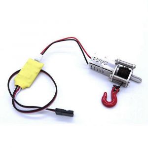Treuil simulé automatique en métal avec câble récepteur 3CH pour WPL B14 - Neuf