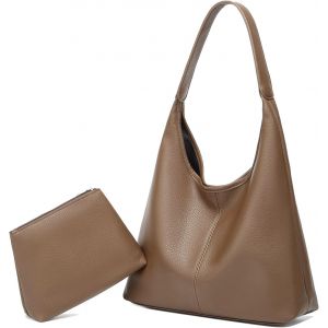 KALANKA-Sac Fourre Tout Femme en Cuir PU Tote Bag Femme Sac Cabas Grand Capacit&eacute; Sacs &agrave; Bandouli&egrave;re Sacs Port&eacute; Epaule pour Femmes - Neuf