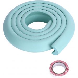 Bande De Pare-Chocs,2 M Bricolage &Eacute;paissir La Protection Des Bords De Table B&eacute;b&eacute; Enfants S&eacute;curit&eacute; Bureau Chemin&eacute;e Comptoir Coins Pr&eacute;-Coll&eacute;s &Eacute;largir La Bande Coussin Pour La D&eacute;coration (Menthe) - Neuf