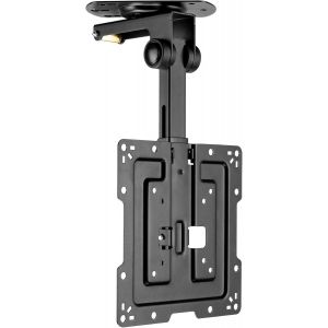 VornixorSarlshop-Support TV Plafond D0422 pour 19-43 Pouces (48-109 cm) Orientable Pliable Hauteur R&eacute;glable LED LCD OLED Support VESA Max. 200x200, Accessoires pour TV et vid&eacute;o, Universel - Neuf