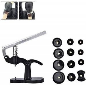 Kal-Presse De Bo&icirc;tier Montre/Kits De Machines, Outil Montre Pour Fermeture La Table Arri&egrave;re De Montre 12 Tailles De Moules, Outil De R&eacute;paration Professionnel De Kit De R&eacute;paration De Kits - Neuf