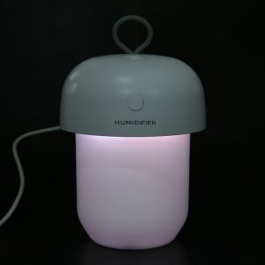 Hjlian Mini Humidificateur Usb 300 Ml, Lampe De Nuit, Pour La Maison, Le Bureau, La Voiture, Portable, Hydratant, Rafraichissant, Blanc - Neuf
