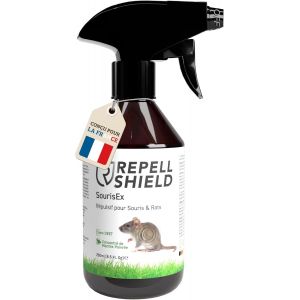 DDA-® Répulsif Anti Souris & Anti Rat -250ml- Menthe Poivrée Concentrée ¿ Non Tachant ¿ Usage Intérieur & Extérieur ¿ Éloigne Les Rongeurs ¿ Protection Anti Souris et Rats Puissant - Neuf