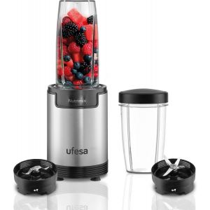 Nutrimix Mixeur &Agrave; Verre Individuel, Extracteur De Nutriments Et Vitamines Multifonction, 900W De Puissance, Lames En Acier Inoxydable, Smoothies Et Shakes, Broie De La Glace, Accessoires 6 En 1 - Neuf
