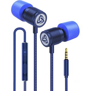 Ultra &Eacute;couteurs Intra-Auriculares,Garantie 5 Ans &Eacute;couteur avec Microphone et Contr&ocirc;le du Volume,Aigus et Graves &Eacute;quilibr&eacute;s,Nouvelle Mousse &agrave; M&eacute;moire de Forme,Earphones pour Ordinateur.[F53] - Neuf