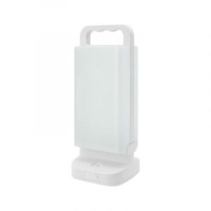 Lampe de camping solaire rechargeable 10,4 x 10,4 x 25,4 cm, lanterne de camping portable à luminosité réglable, batterie de secours 4400 mAh, éclairage LED étanche pour la pêche et la randonnée. - Neuf