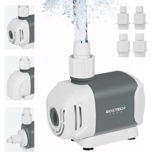 Pompe À Eau De Fontaine Réglable, 1000 L/H 15 W, Pompe Pour Aquarium, Aquarium, Étang, Fontaines, Piscine Avec 3 Buses - Neuf