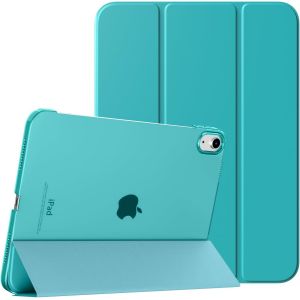 Coque Compatible avec iPad (A16) 11&egrave;me G&eacute;n&eacute;ration 11 Pouces 2025/iPad 10&egrave;me G&eacute;n&eacute;ration 10,9 Pouces 2022, L&eacute;g&egrave;re Housse Arri&egrave;re Translucide en PC avec R&eacute;veil/Sommeil Auto, Bleu Bondi - Neuf