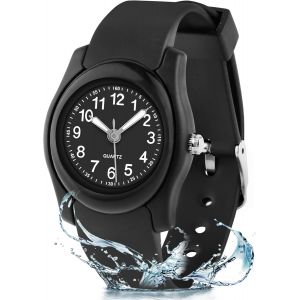 Kalanka-Montre Enfant, Montre Analogique Pour Garçons Filles, Montre Pour Enfant Étanche À Quartz Et Bracelet Souple, Adaptée Aux Enfants De 3 À 15 Ans.Pour L'apprentissage De La Lecture - Neuf