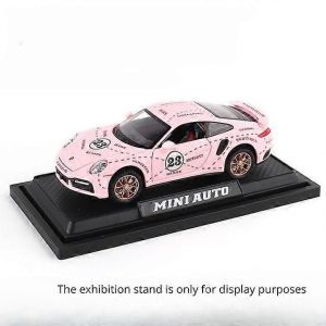 1:32 911 Turbo S Alloy Car Toy Model Metal Body Diecasts Super Sport Car with Pull Back Function Vehicle Toys for Children Gifts-Rose SANS BO&Icirc;TE - Neuf