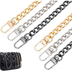 3 Pièces, Sac de Chaîne de Chaîne de Remplacement pour Sac à main Sangle de Chaîne en Métal Sac d'Épaule de la Chaîne de Sac à main de la Poignée de la Chaîne pour les Femmes DIY Sac - Neuf