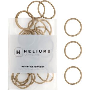Petits &Eacute;lastiques Cheveux - Blond Sable - 2,5 Cm, 2 Mm Pour Cheveux Fins Et Enfants -Convient Pour Queue De Cheval Avec Des Coloris Neutres - Lot De 48 - Neuf