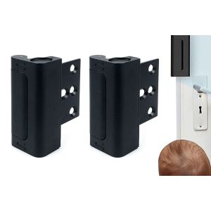 Lot de 2 verrous de porte renforc&eacute;s pour la s&eacute;curit&eacute; de votre domicile - Neuf