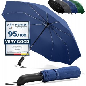 ERSHI-Parapluie Pliant Compact - Automatique Ouverture/Fermeture Bouton et Sac | Résistant au Vent, Incassable Solide, Petit Mini,[290] - Neuf