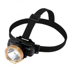 Lampe Frontale Étanche | Lampe Frontale À Led - Bandeau À Led, Lampe Torche Étanche Pour Camping Et Pêche (2 Pièces, Noir) - Neuf