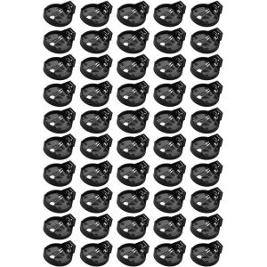 YEMAESRE-Lot De 50 Supports Universels Pour Piles Bouton 3 V Pour Piles Bouton Cr2032 Cr2025 Avec Support Pcb Et Clip À Ressort - Neuf