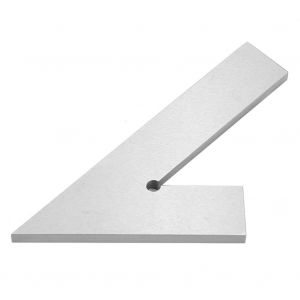Regle d'angle carree a 45¡ã en acier inoxydable pour meulage fin DIN875/2 (100 x 70 mm) - Neuf